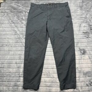 Banana Republic Mens Slim Fit Chinos Dark Gray Charcoal Stretch Pants 36x30